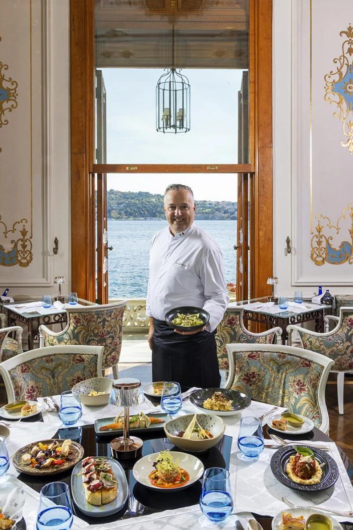 Çırağan Palace Kempinski İstanbul Bellini menüsünde İtalyan lezzetleri