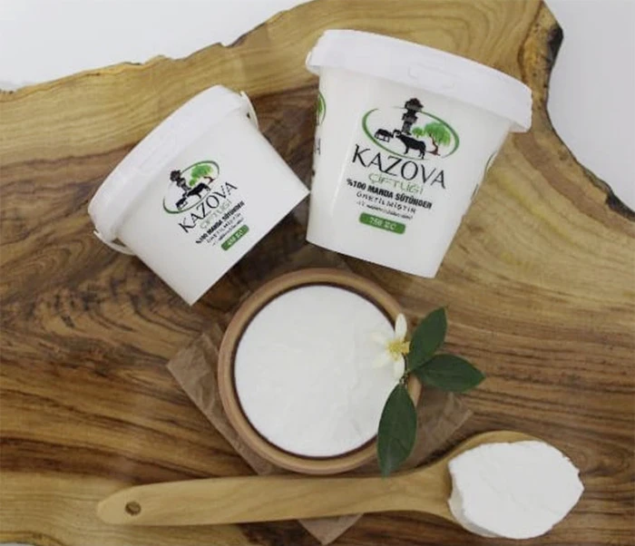 Kazova Çiftliği: Manda sütünden  doğal lezzetler sofralara uzanıyor