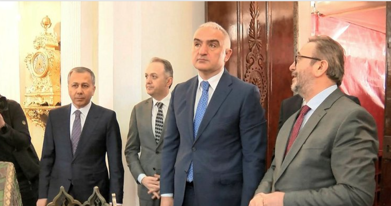 Bakan: Ersoy 124 tane t&uuml;rbenin, ihyası &ccedil;alışmasını ger&ccedil;ekleştiriyoruz