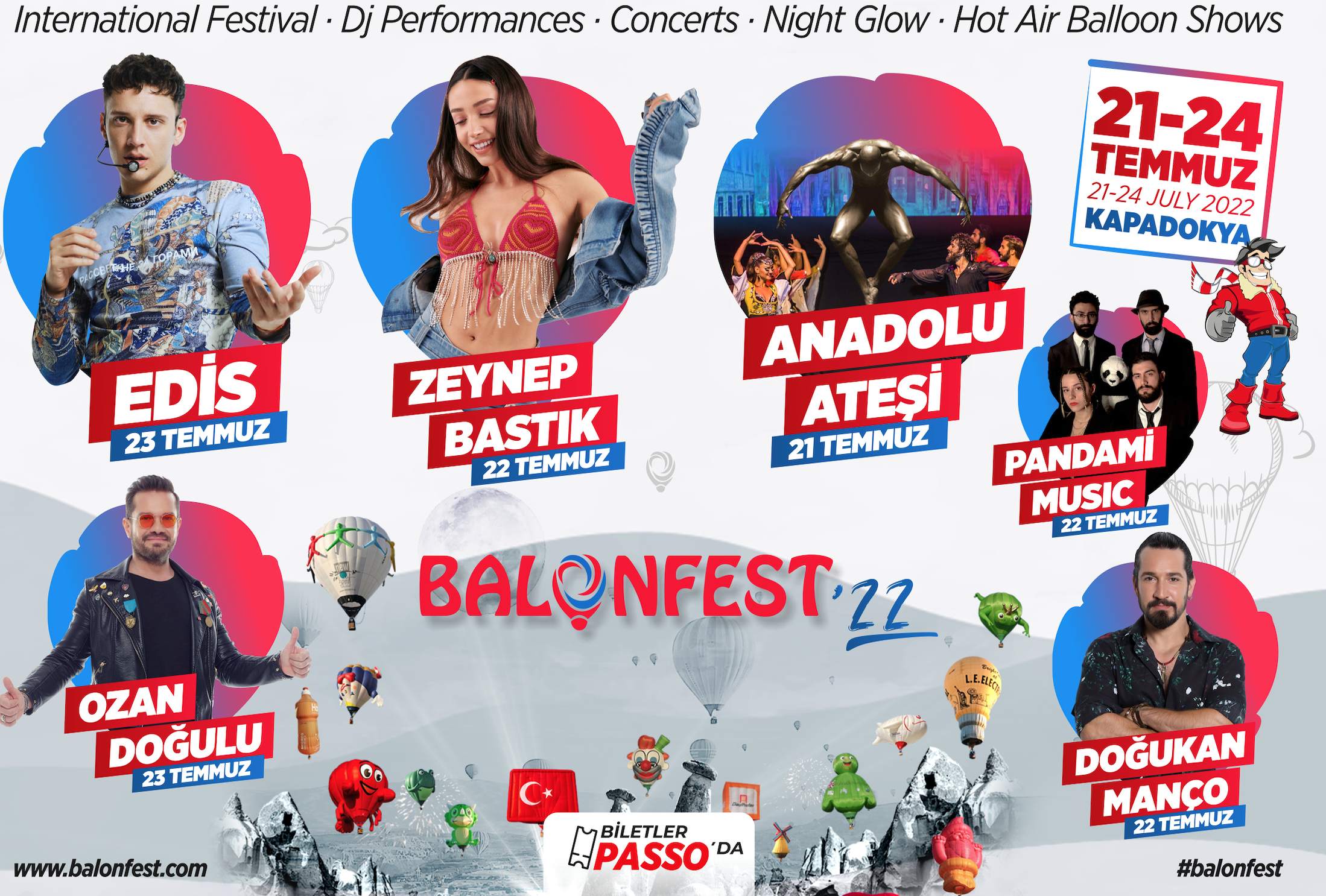 &ldquo;BalonFest&rsquo;22&rdquo;, 21-24 Temmuz tarihleri arasında Kapadokya&rsquo;da d&uuml;zenlenecek