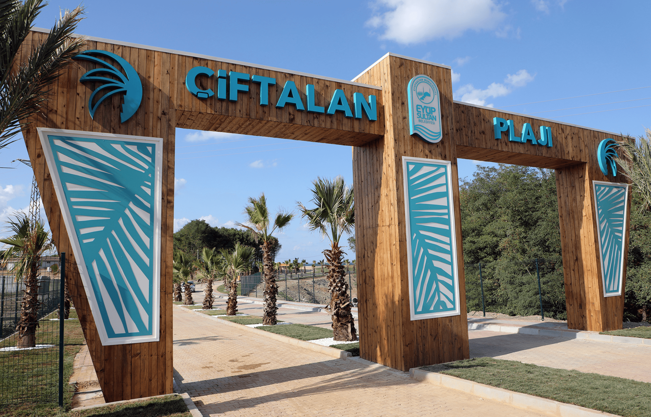 Ey&uuml;psultan'ın artık bir halk plajı var: &Ccedil;iftalan Plajı