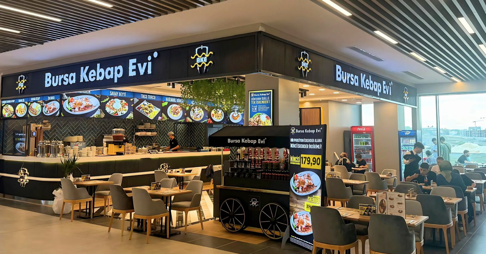 Pendik Marina ve V Metroway AVM&rsquo;de Bursa Kebap Evi lezzetleri