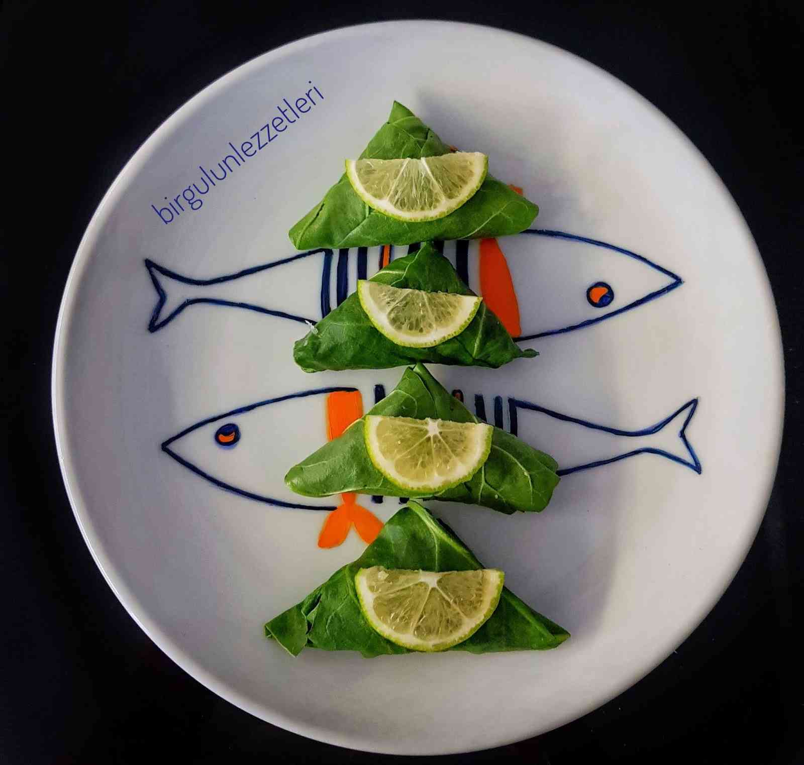 Balıklı Kuru Domatesli Pazı Sarma