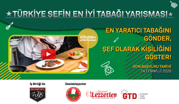T&uuml;rkiye Şefin En İyi Tabağı Yarışması başlıyor!
