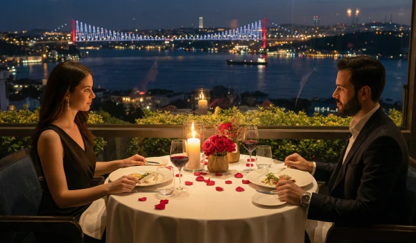 Şehrin kalbi G&uuml;m&uuml;şsuyu&rsquo;nda, Izaka Terrace&rsquo;ta Unutulmaz Sevgililer G&uuml;n&uuml;