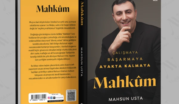 &Uuml;nl&uuml; şef Mahsun G&ouml;k&ccedil;ur&rsquo;un kaleme aldığı &ldquo;Mahk&ucirc;m&rdquo;, raflarda yerini aldı